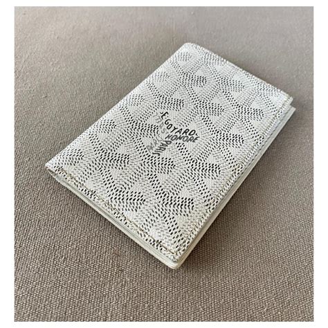 porte carte goyard blanc